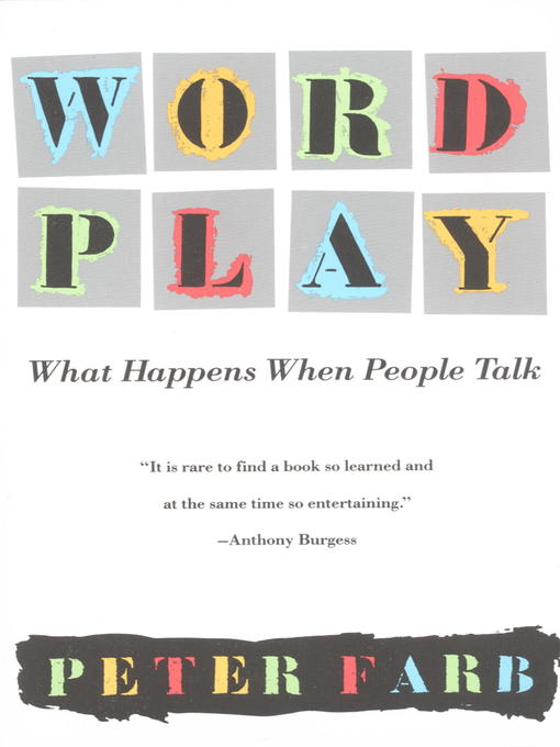 Title details for Word Play by Peter Farb - Available